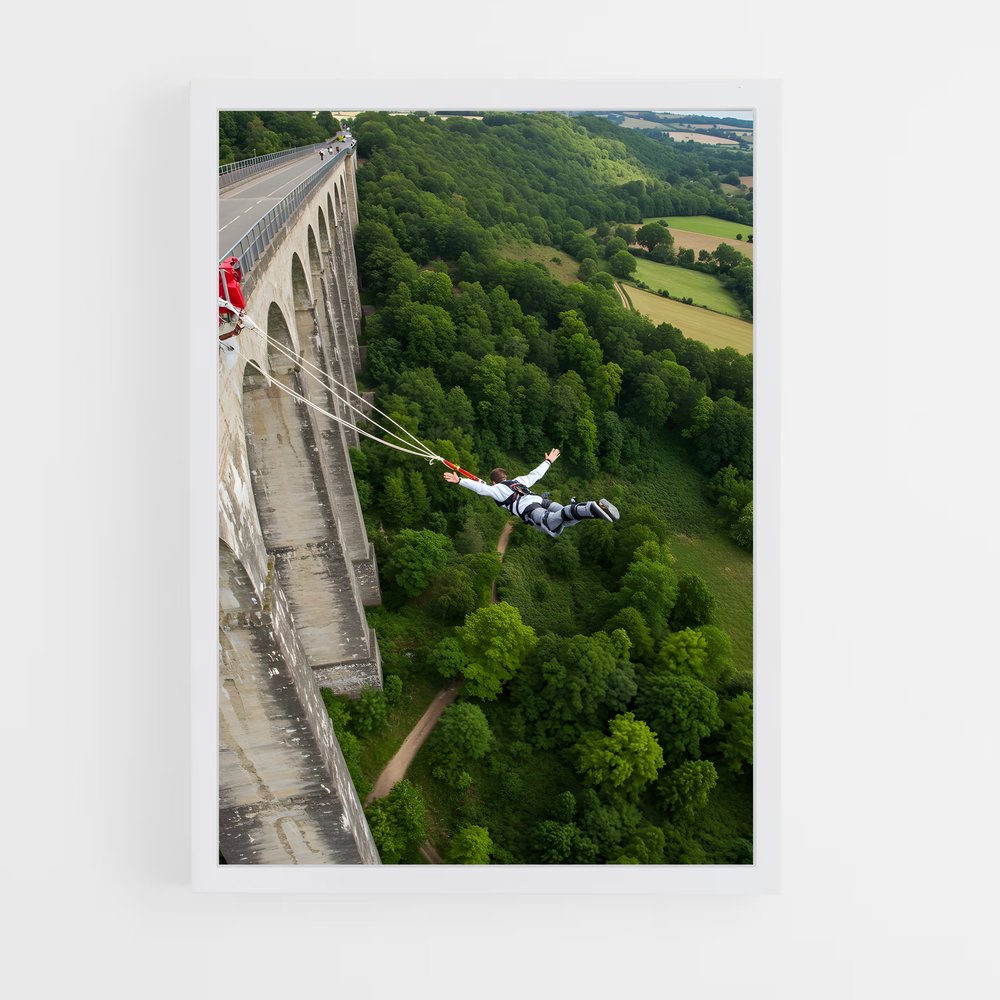 Poster L'Adrenaline du Vide – affiche Saut à l’élastique (vue 3)
